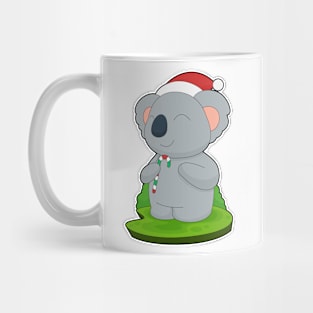 Koala Christmas Candy cane Mug